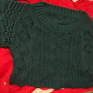 Women's Teal Sweater - Crew Neck